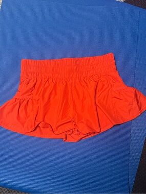 Free people orange  Shorts  with Built-In Shorts
